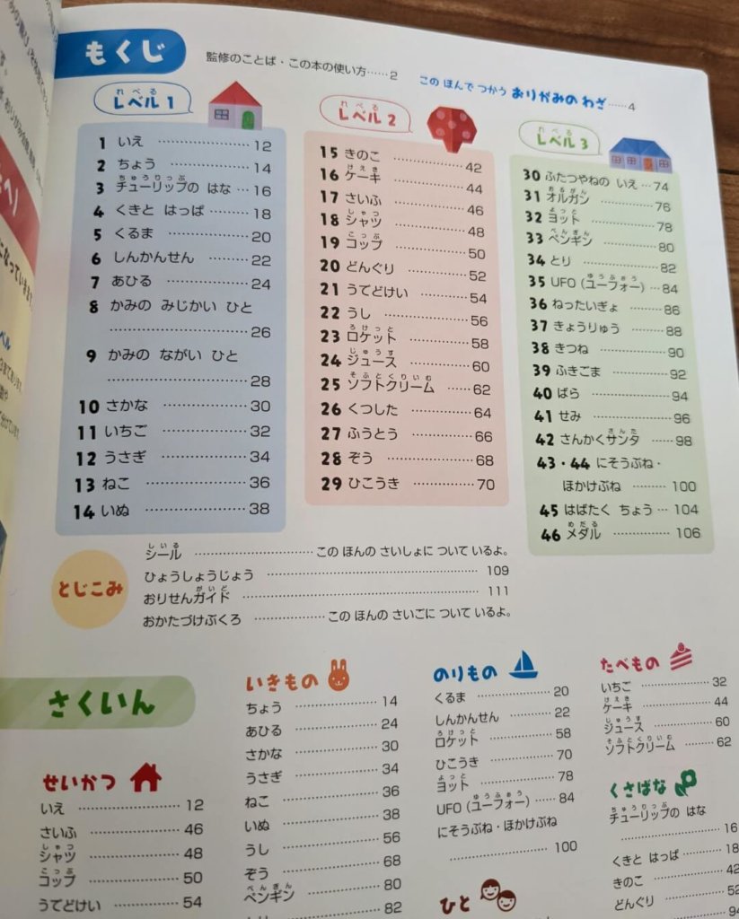難易度別に3段階で分かれています。 徐々にステップアップできる!