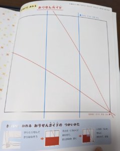 綴じ込み付録の折り線ガイド