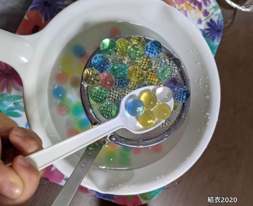4時間後。 ぷるぷるボールすくい。