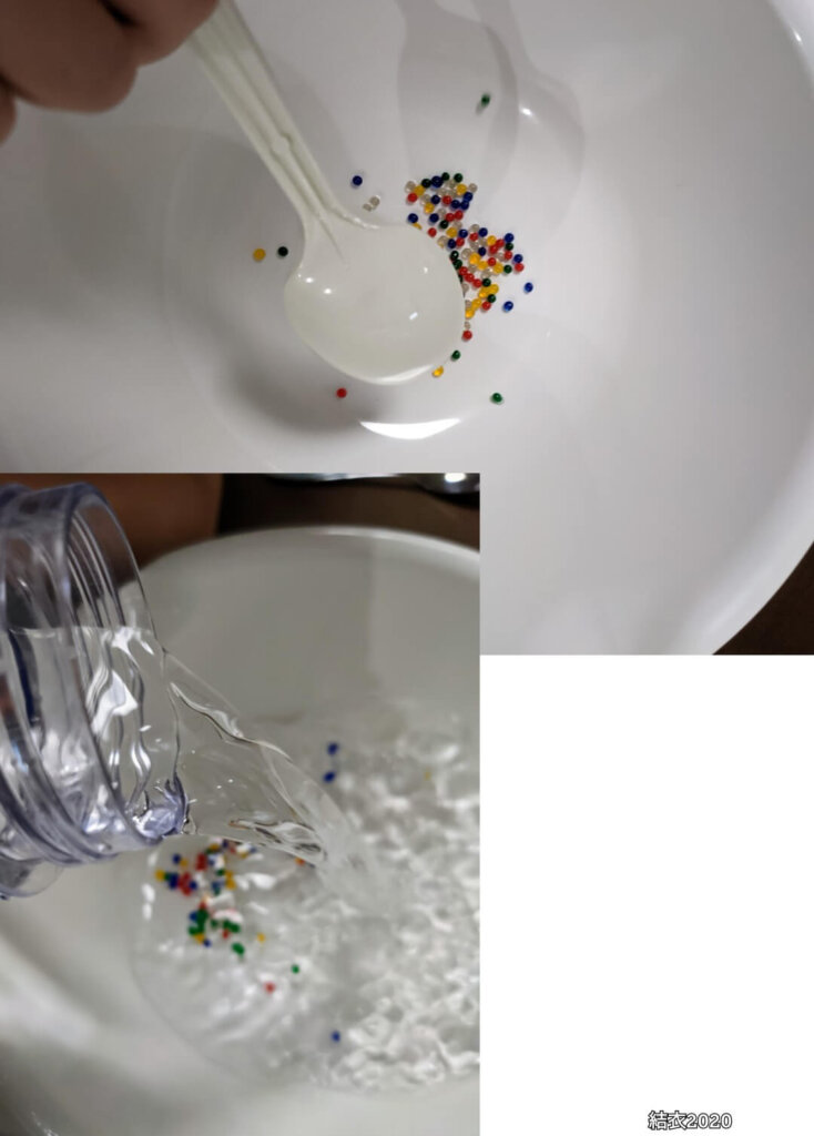 スプーン1杯を入れて500mlの水を入れるだけ