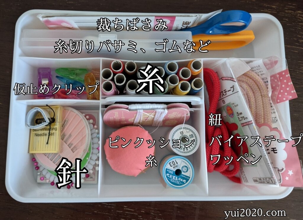 整理ケースに入れてみた
