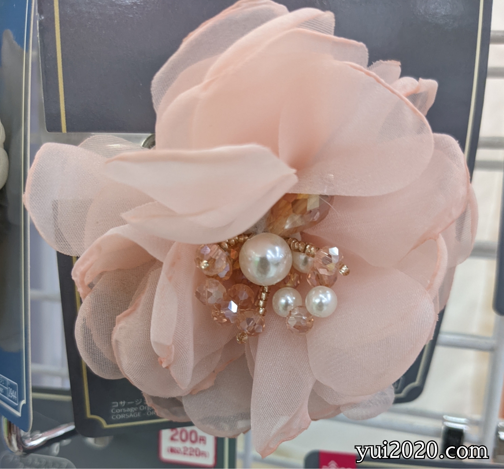 ダイソー コサージュ