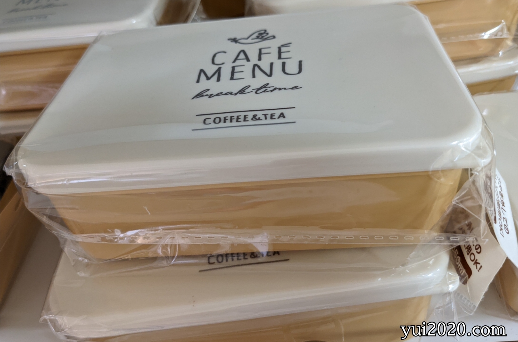 ダイソー シールランチBOX 550ml カフェメニュー