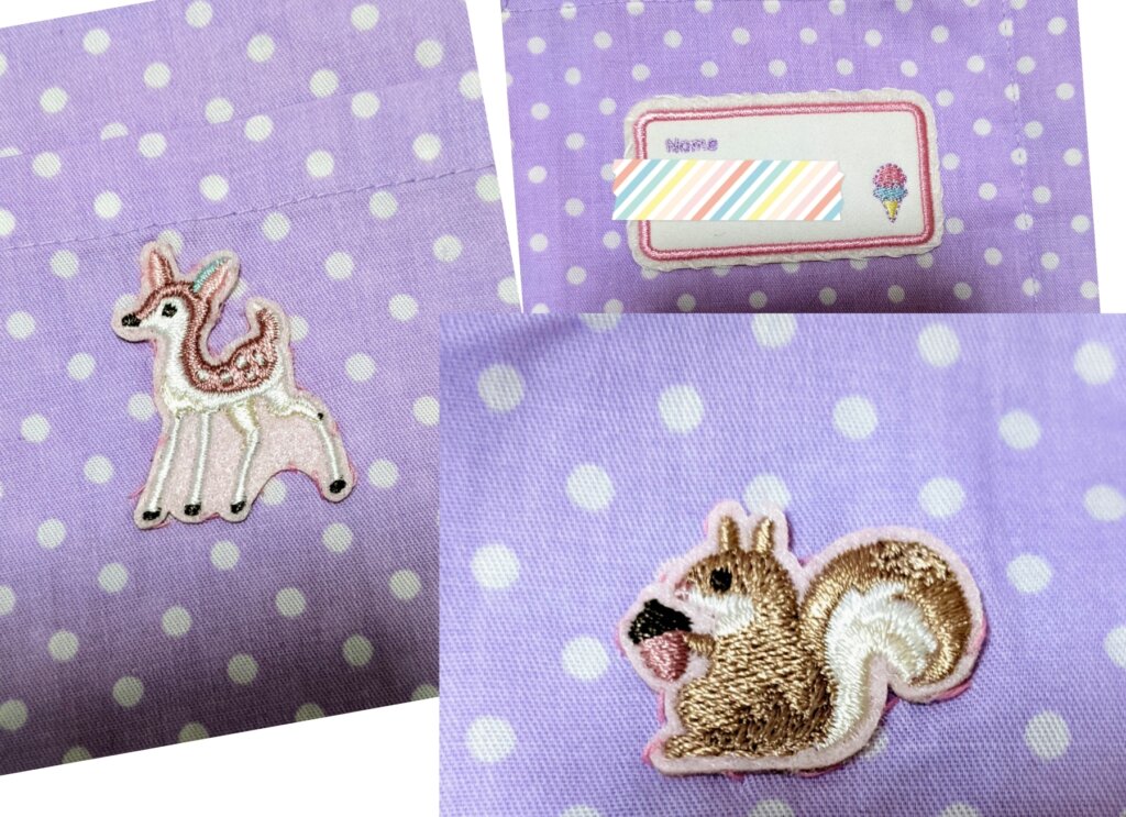 2022年スモックの刺繍