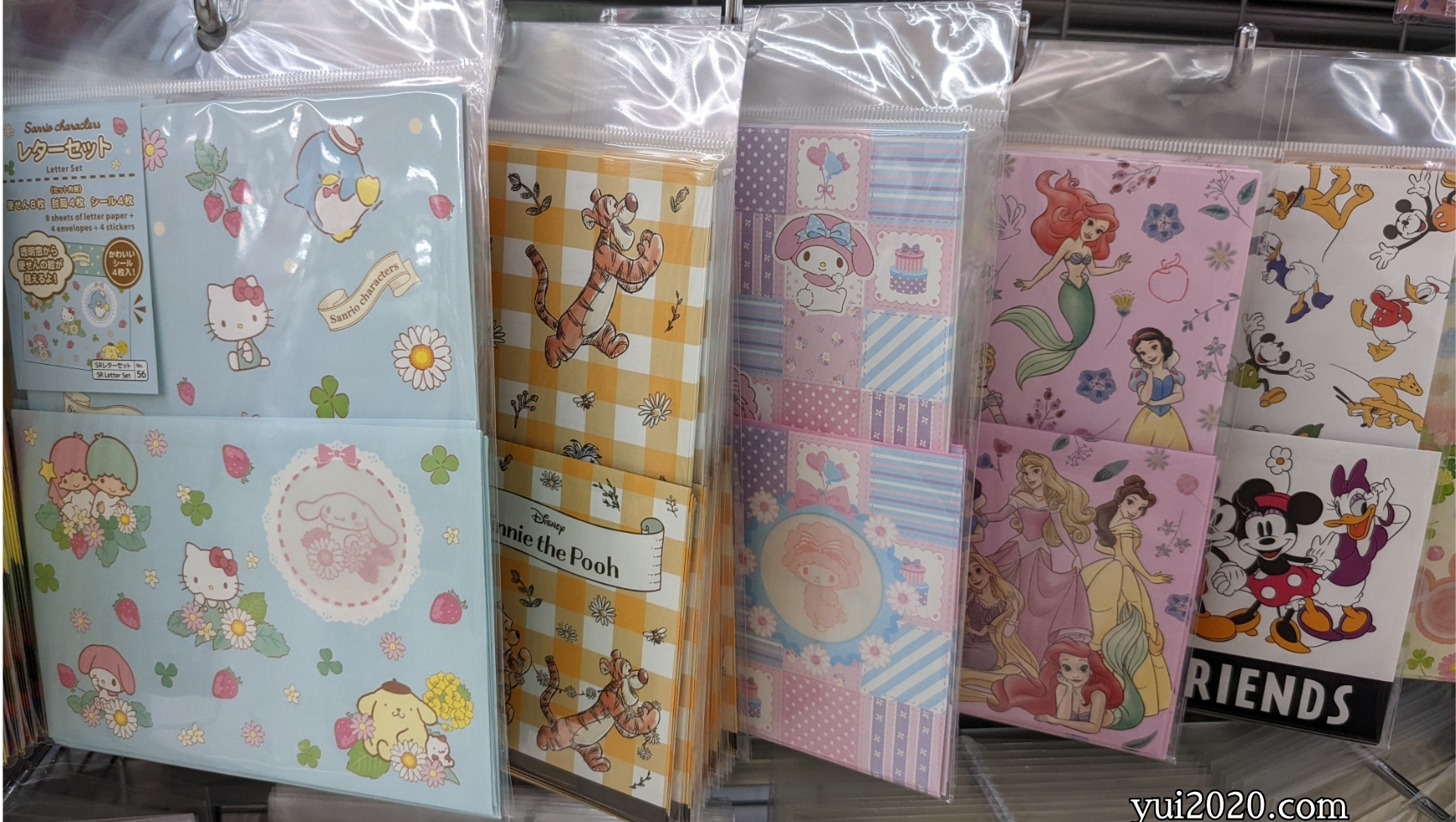 ダイソー　キャラクターレターセット