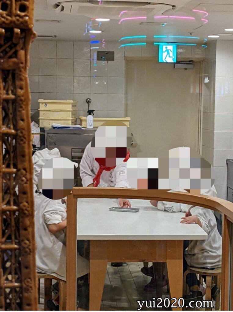 パン職人のお仕事中
