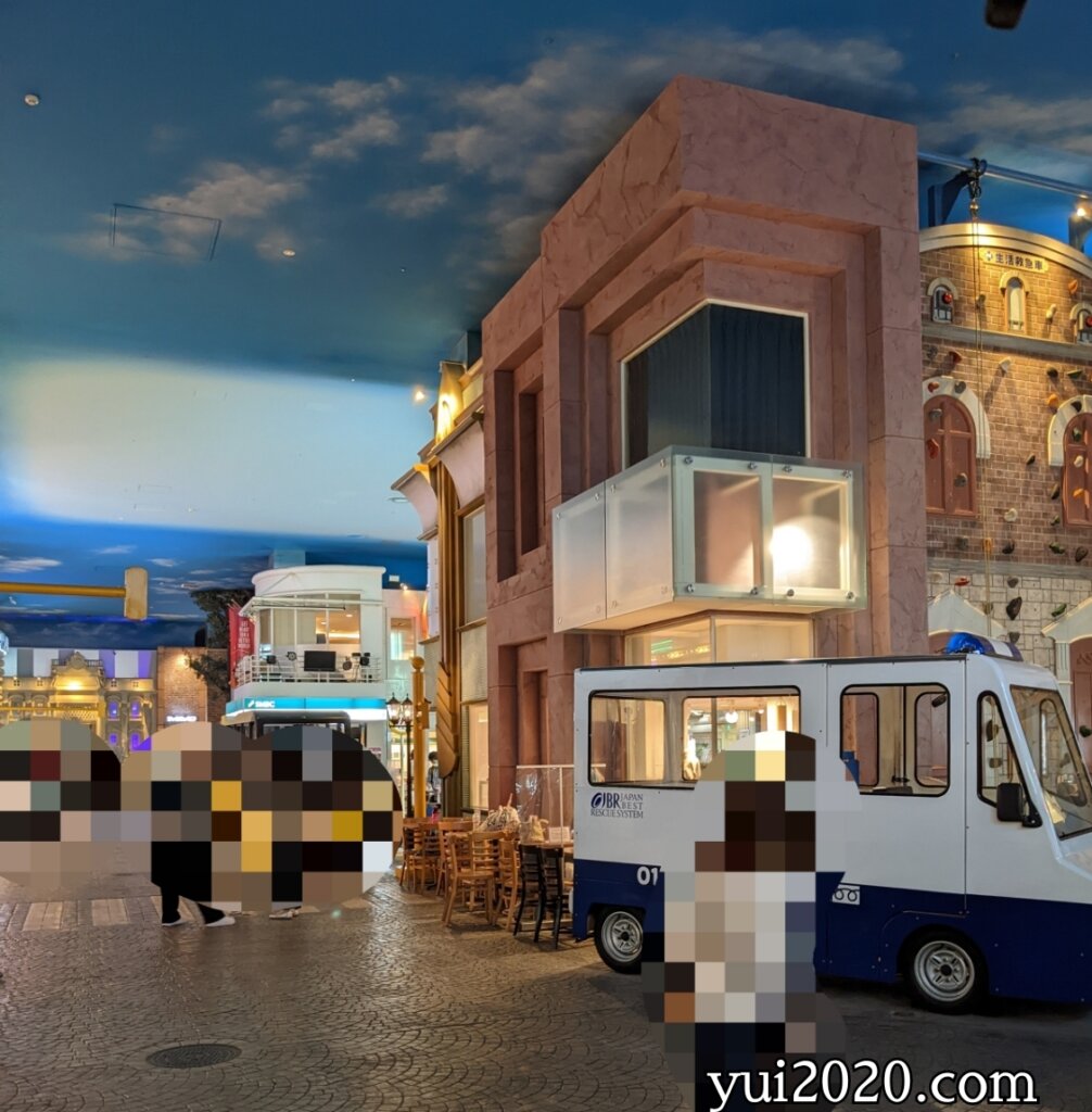 キッザニア　ベーカリーからの風景