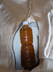500～600mlのペットボトルは横にすれば入ります。